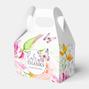 Favoriete Dozen Baby shower Paarse Vlinders Bedankdoosjes