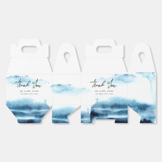 Favoriete dozen Bedankt voor een moderne bruiloft. Bedankdoosjes (Ongevouwen)