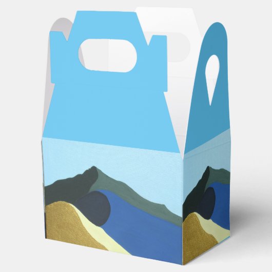 Favoriete dozen Gable Gepersonaliseerde kleuren va Bedankdoosjes (Geopend)