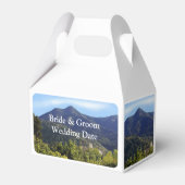 Favoriete Dozen Gable Gepersonaliseerde Mt Tamalpa Bedankdoosjes (Achterkant)