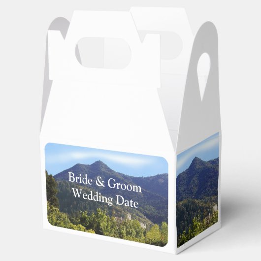 Favoriete Dozen Gable Gepersonaliseerde Mt Tamalpa Bedankdoosjes (Geopend)