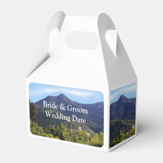 Favoriete Dozen Gable Gepersonaliseerde Mt Tamalpa Bedankdoosjes (Voorkant Zijde)