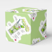 FAVORIETE DOZEN - MOJITO RECEPT COCKTAIL ART BEDANKDOOSJES (Voorkant Zijde)