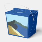 Favoriete Dozen Neem Stijl Mt Tamalpais Schilderen Bedankdoosjes (Achterkant)