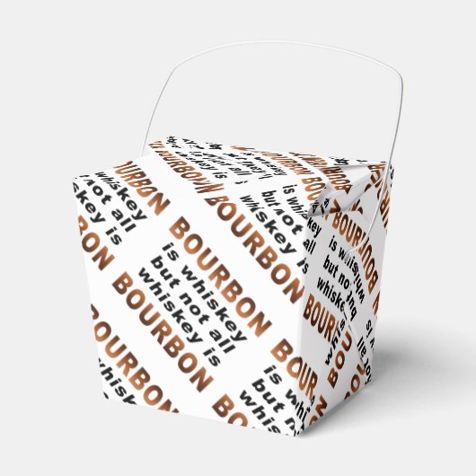 FAVORIETE DOZEN - Niet alle whisky is BOURBON! Bedankdoosjes (Voorkant Zijde)
