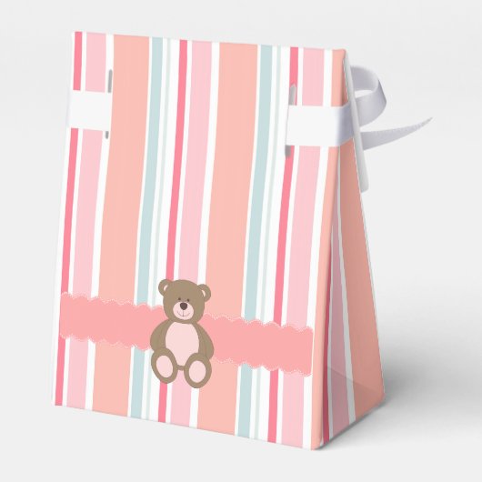 Favoriete Dozen Teddy Bear Picnic Shabby Chic Bedankdoosjes (Achterkant)