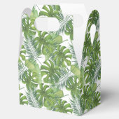 Favoriete dozen - Tropische bladeren Bedankdoosjes (Geopend)