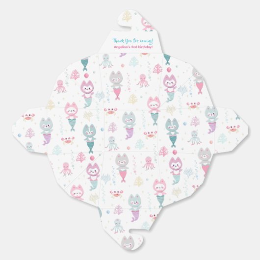 Favoriete dozen voor een nautisch thema verjaardag bedankdoosjes (Ongevouwen)