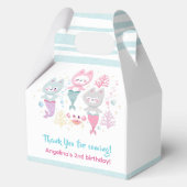 Favoriete dozen voor een nautisch thema verjaardag bedankdoosjes (Achterkant)