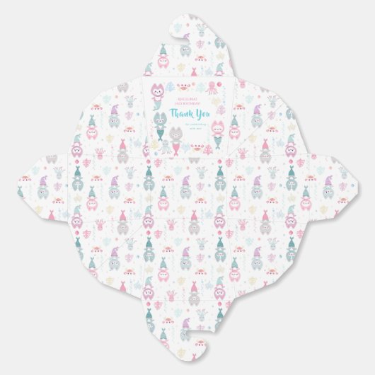 Favoriete dozen voor een nautisch thema verjaardag bedankdoosjes (Ongevouwen)