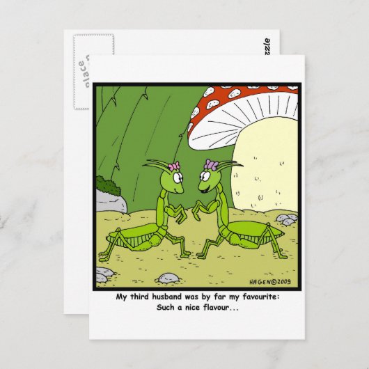 Favoriete echtgenoot briefkaart (Voorkant / Achterkant)