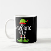 Favoriete Elf Matching Family Group kerstparty Koffiemok (Links)