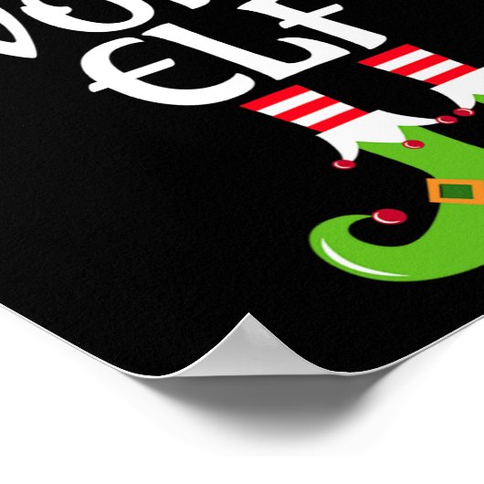 Favoriete Elf Matching Family Group kerstparty Poster (Hoek)