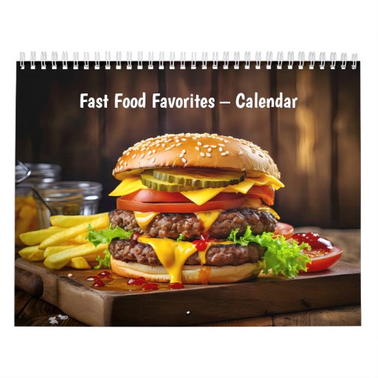 Favoriete Fastfood – Kalender (Hoes)