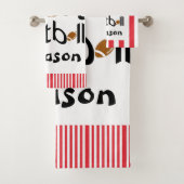 Favoriete Football voor badkamerhandsets Bad Handdoek (Insitu)