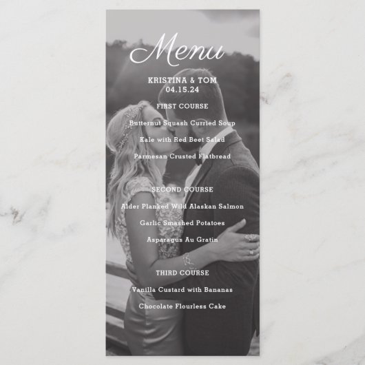 Favoriete foto fancy menu (Voorkant)