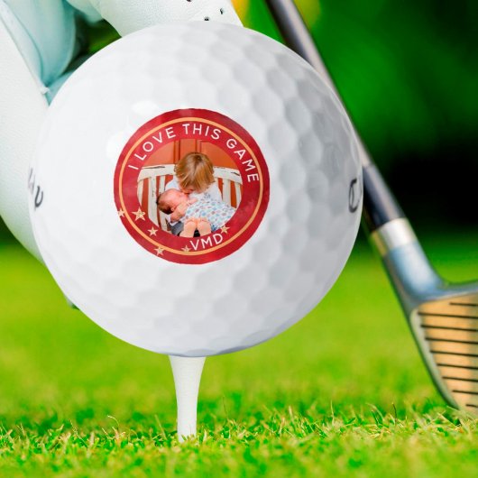 Favoriete Foto Uw Berichten Initialen Heldere kleu Golfballen