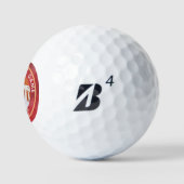 Favoriete Foto Uw Berichten Initialen Heldere kleu Golfballen (Logo)