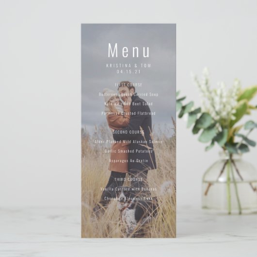 Favoriete fotomenumiddel menu (Staand voorkant)