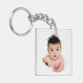 Favoriete foto's 2-foto sjabloon sleutelhanger (Voorkant Links)