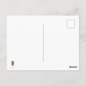 Favoriete Fuchsia Hummingbird Briefkaart (Achterkant)