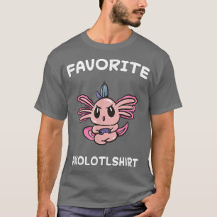 Favoriete gamen Gamer Aolotl Schattig Grappig Aolo T-shirt
