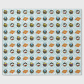 Favoriete geek kerst cadeaupapier (Vlak)