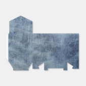 Favoriete geschenkdoos met natuurlijke jeans, deni bedankdoosjes (Uitgevouwen)