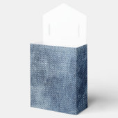 Favoriete geschenkdoos met natuurlijke jeans, deni bedankdoosjes (Geopend)