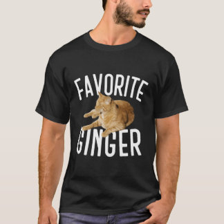Favoriete Ginger Tabby Cat T-shirt