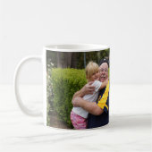 Favoriete Grampa Grandchild Custom Photo Koffiemok (Links)