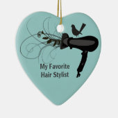 Favoriete haarlijst keramisch ornament (Rechts)