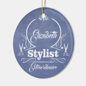 Favoriete haarlijst keramisch ornament (Links)