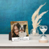 Favoriete Hallo Aangepaste hond Foto Pet Memorial Fotoplaat (Insitu)