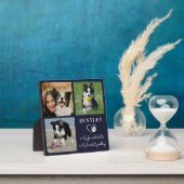 Favoriete Hallo Aangepaste huisdierhond Herdenking Fotoplaat (Insitu)