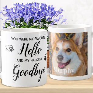 Favoriete Hallo Harde afscheid Foto Pet Memorial Koffiemok