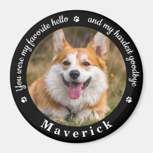 Favoriete Hallo Harde afscheid Foto Pet Memorial Magneet