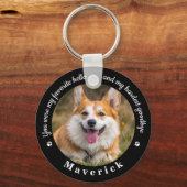Favoriete Hallo Harde afscheid Foto Pet Memorial Sleutelhanger (Voorkant)