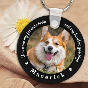 Favoriete Hallo Harde afscheid Foto Pet Memorial Sleutelhanger