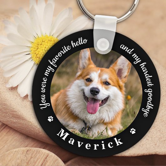 Favoriete Hallo Harde afscheid Foto Pet Memorial Sleutelhanger