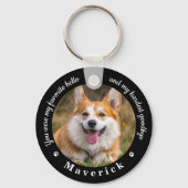 Favoriete Hallo Harde afscheid Foto Pet Memorial Sleutelhanger (Voorkant)