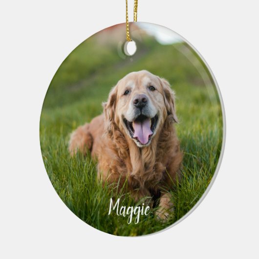 Favoriete Hallo Harde Vaarwel Foto Memorial Keramisch Ornament (Links)