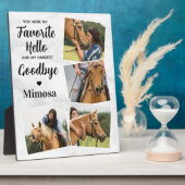 Favoriete Hallo hardste afscheid van aangepast pak Fotoplaat (Zijkant)