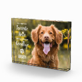 Favoriete Hallo hardste afscheid van Pet Loss Memo Fotoblokken (Rechts)