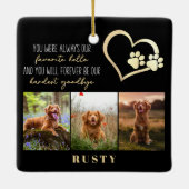 Favoriete Hallo hardste afscheid van Pet Memorial Keramisch Ornament (Achterkant)