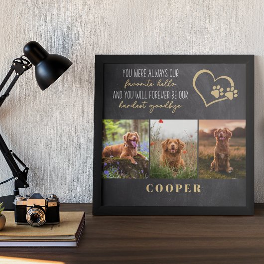 Favoriete Hallo hardste afscheid van Pet Memorial Poster