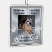 Favoriete Hallo hardste Dag Dog Memorial Gifts Keramisch Ornament (Rechts)