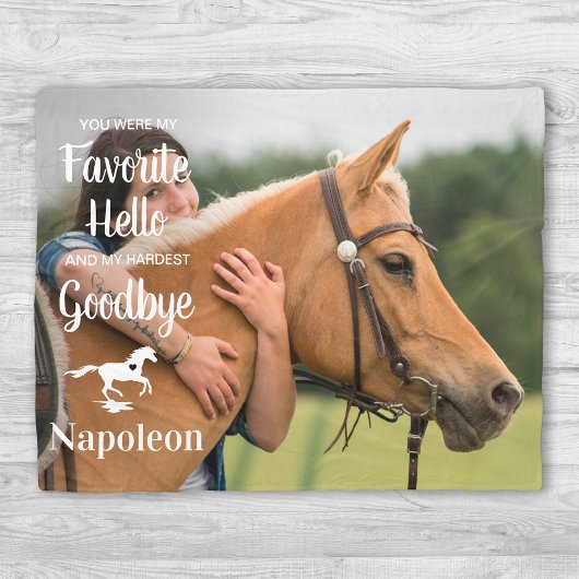 Favoriete Hallo hardste gedenkteken voor gezelscha Fleece Deken