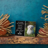 Favoriete Hallo | Hardste Vaarwel Huisdier Herdenk Fotoplaat (Zijkant)