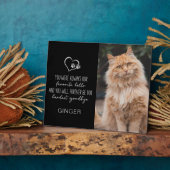 Favoriete Hallo Hardste Vaarwel Kat Gedenkteken Fotoplaat (Zijkant)